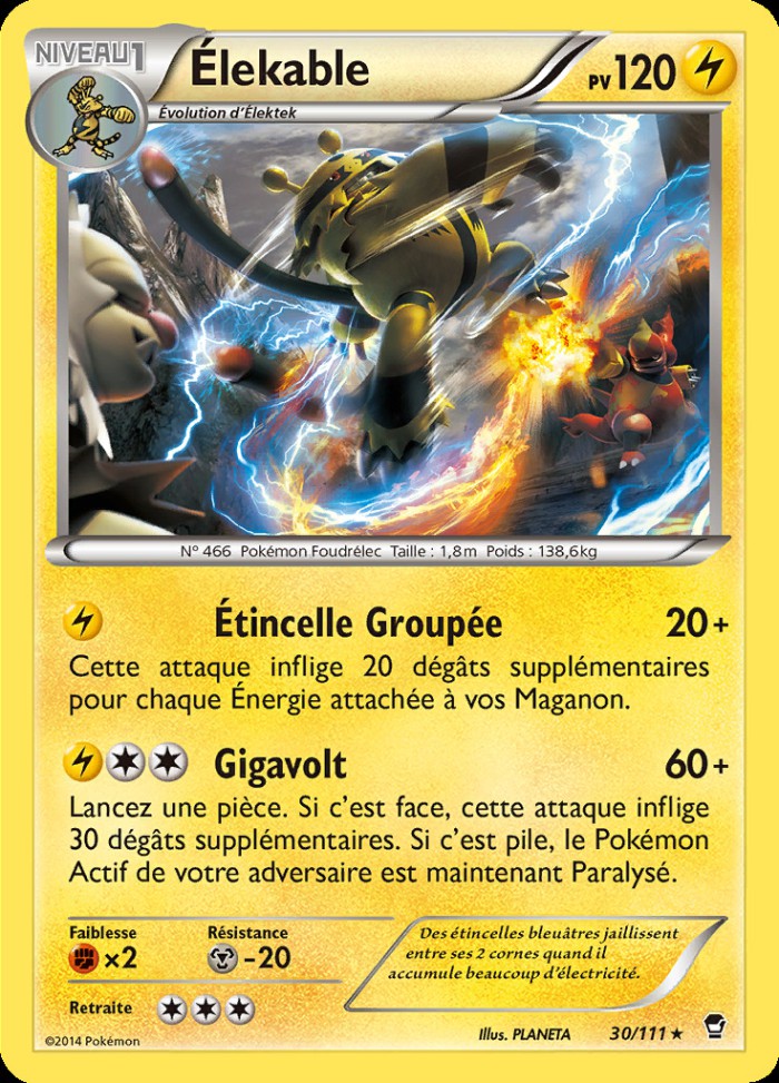 Carte Pokémon: Élekable