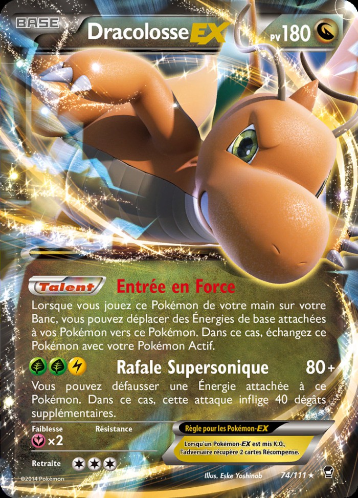 Carte Pokémon: Dracolosse EX