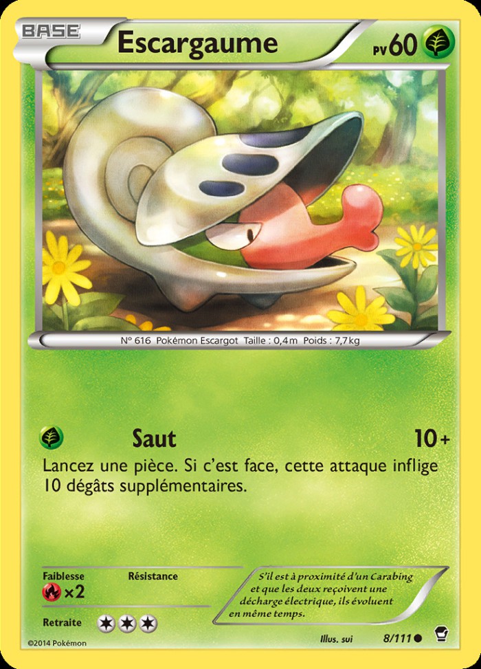 Carte Pokémon: Escargaume