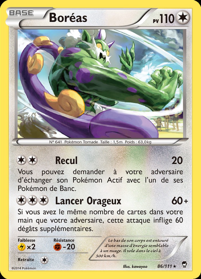 Carte Pokémon: Boréas