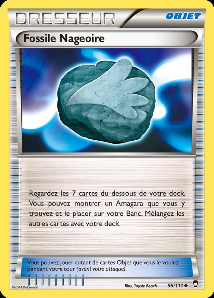 Carte Pokémon: Fossile Nageoire