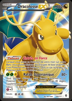 Carte Pokémon: Dracolosse EX