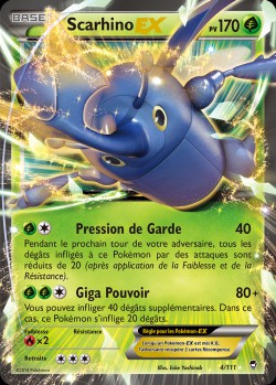 Carte Pokémon: Scarhino EX