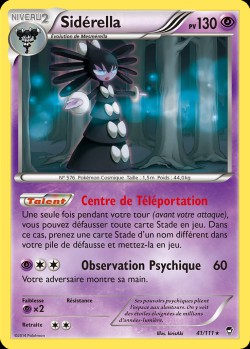 Carte Pokémon: Sidérella