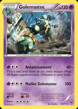 Carte Pokémon: Golemastoc