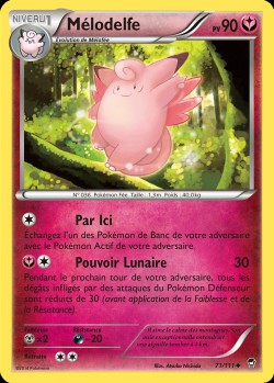 Carte Pokémon: Mélodelfe