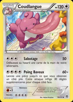 Carte Pokémon: Coudlangue