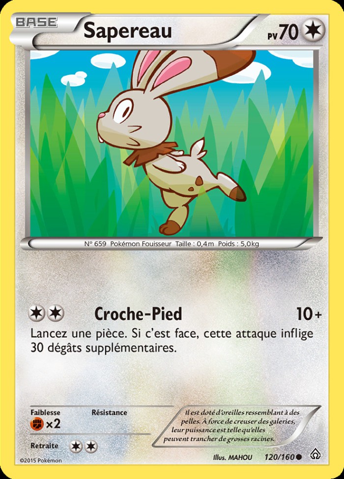 Carte Pokémon: Sapereau