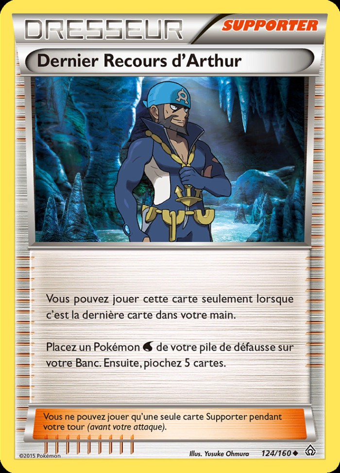 Carte Pokémon: Dernier Recours d'Arthur