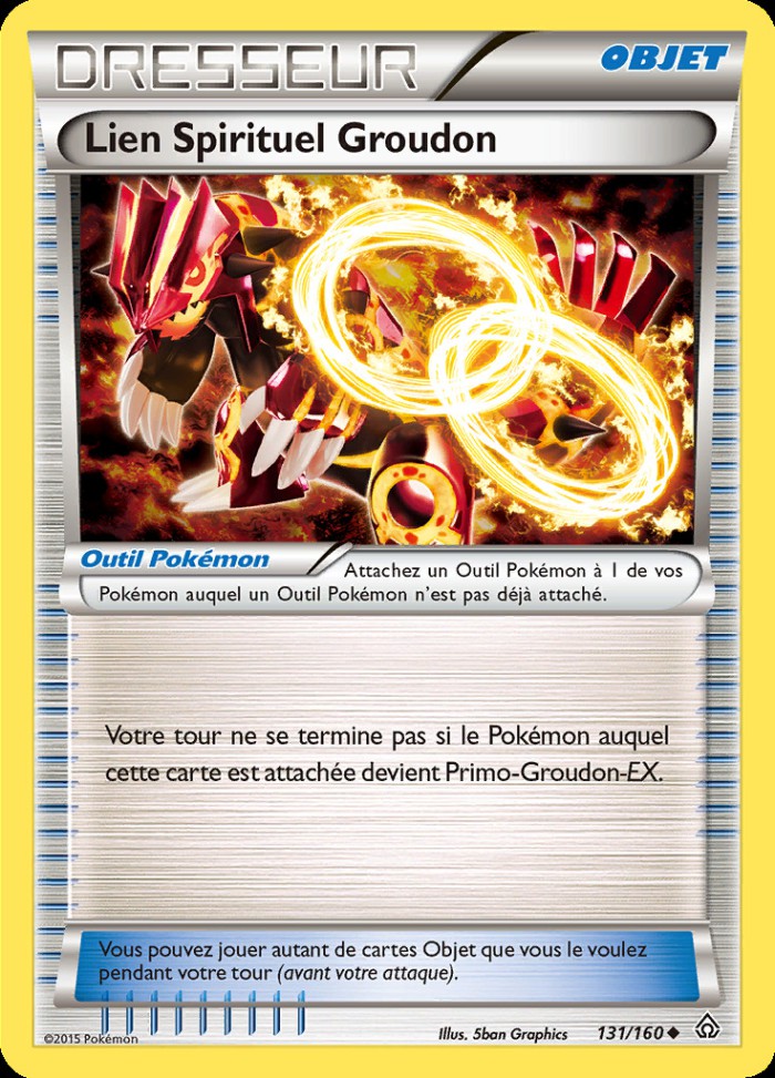 Carte Pokémon: Lien Spirituel Groudon