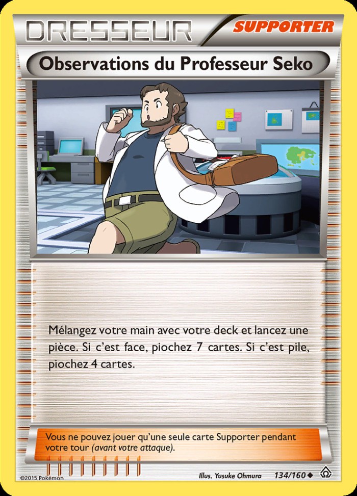 Carte Pokémon: Observations du Professeur Seko