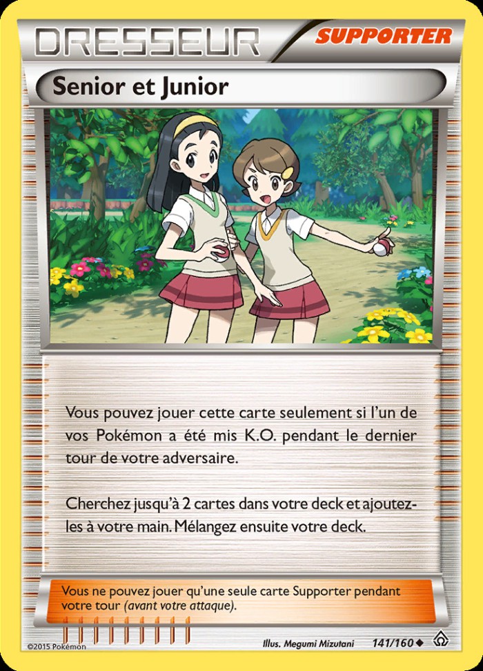 Carte Pokémon: Senior et Junior