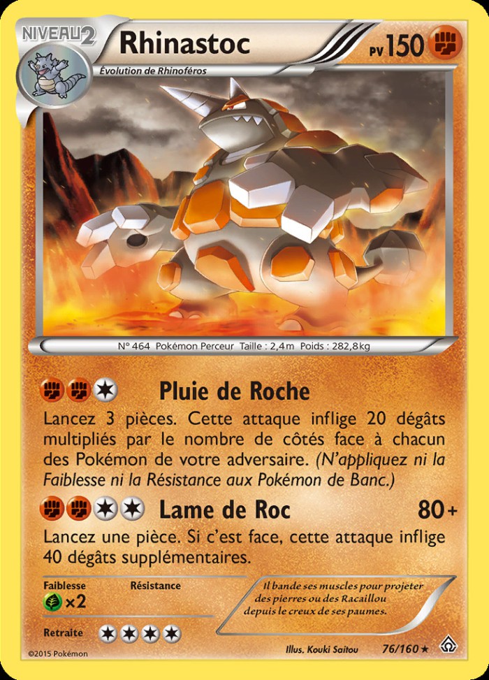 Carte Pokémon: Rhinastoc