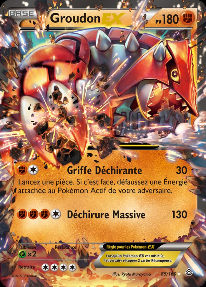 Carte Pokémon: Groudon EX