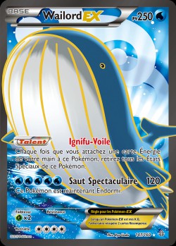 Carte Pokémon: Wailord EX