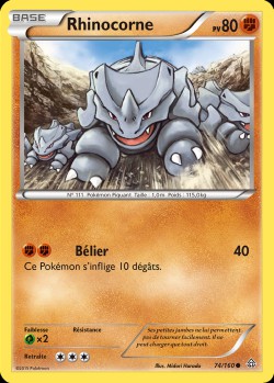 Carte Pokémon: Rhinocorne