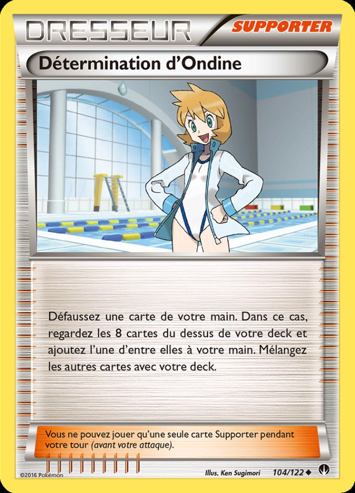 Carte Pokémon: Détermination d'Ondine