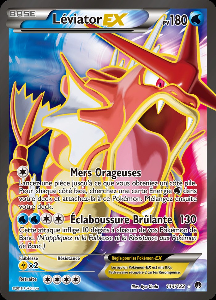 Carte Pokémon: Léviator EX