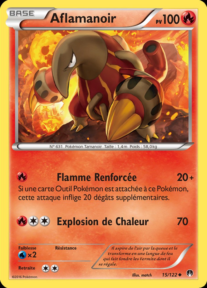 Carte Pokémon: Aflamanoir