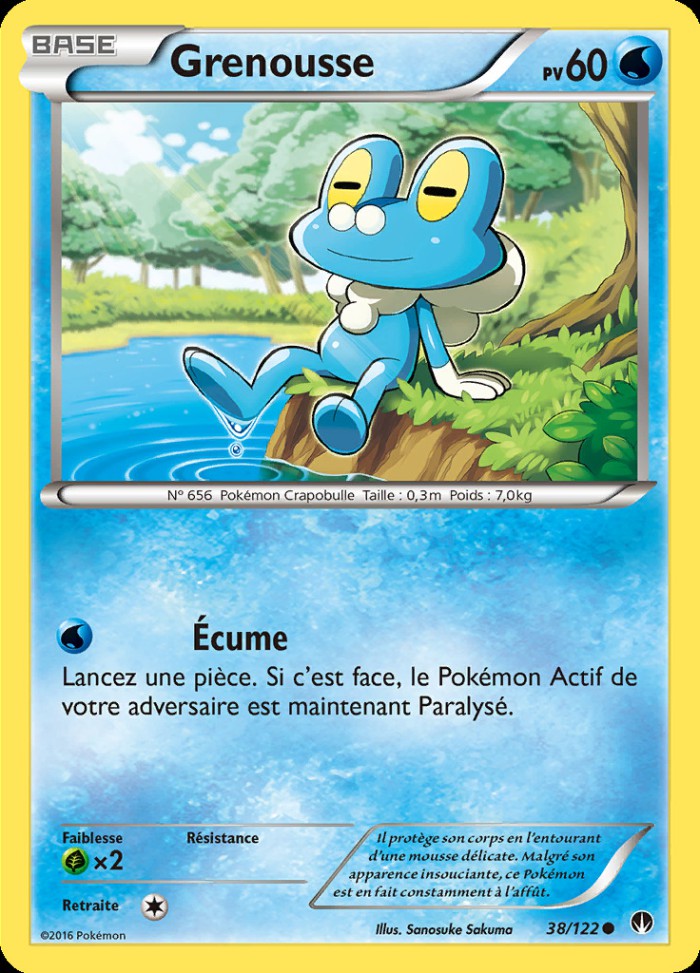 Carte Pokémon: Grenousse