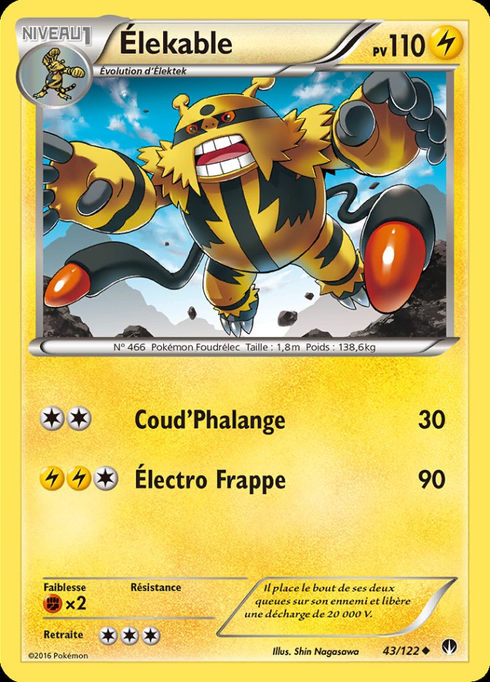 Carte Pokémon: Élekable