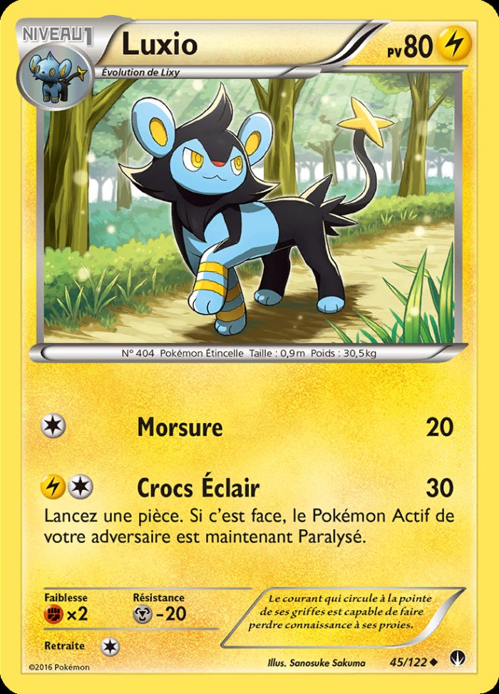 Carte Pokémon: Luxio