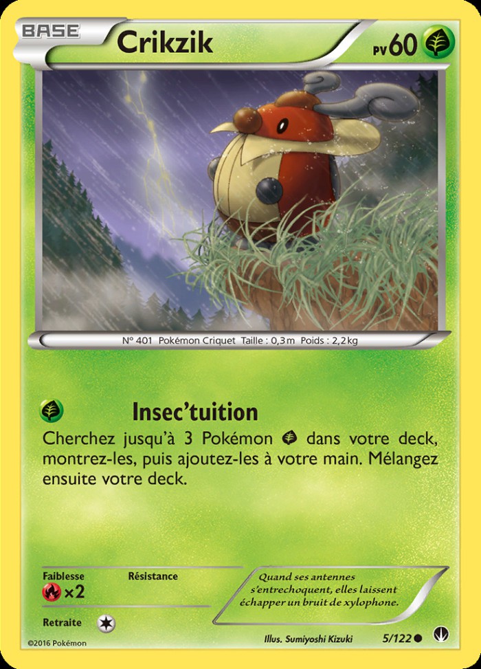 Carte Pokémon: Crikzik