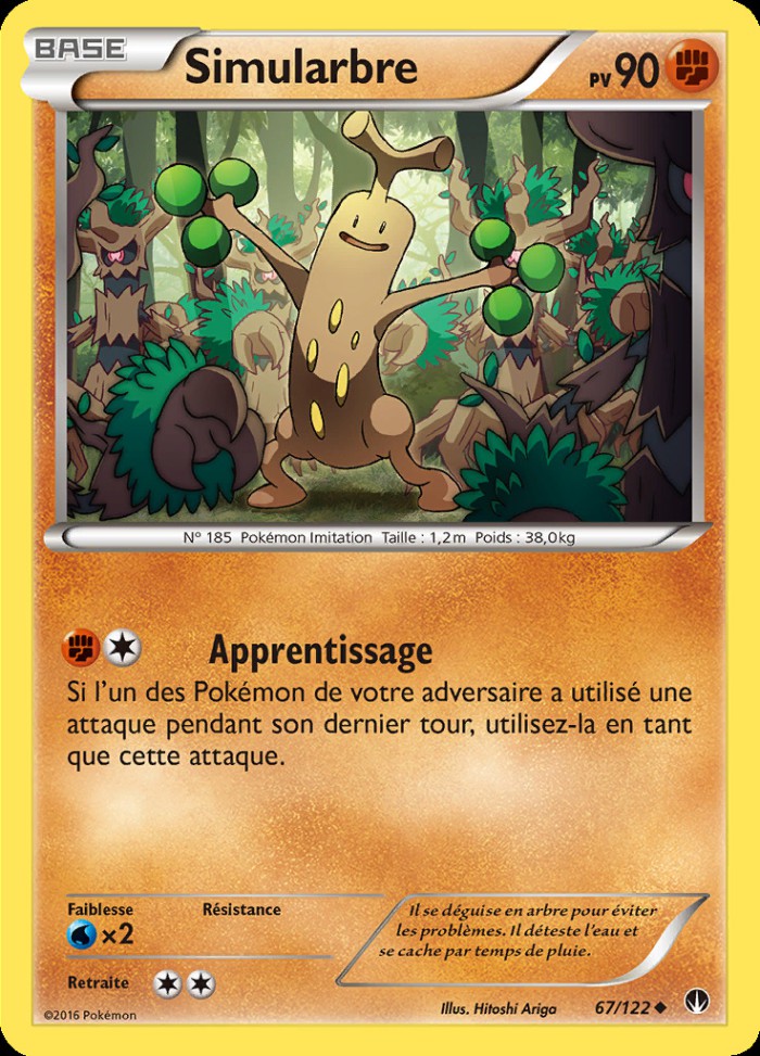 Carte Pokémon: Simularbre