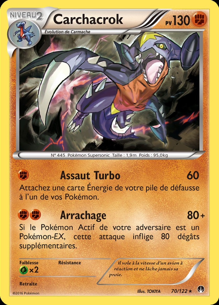 Carte Pokémon: Carchacrok