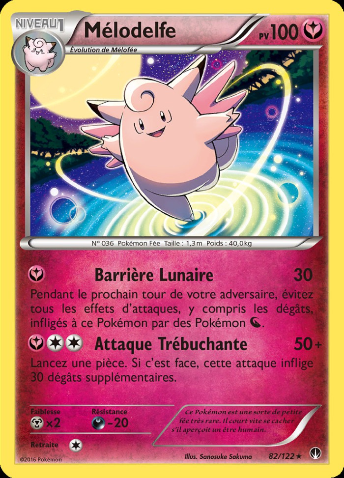 Carte Pokémon: Mélodelfe