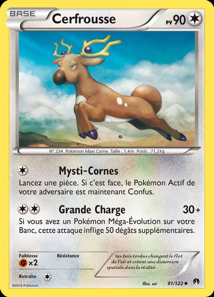 Carte Pokémon: Cerfrousse