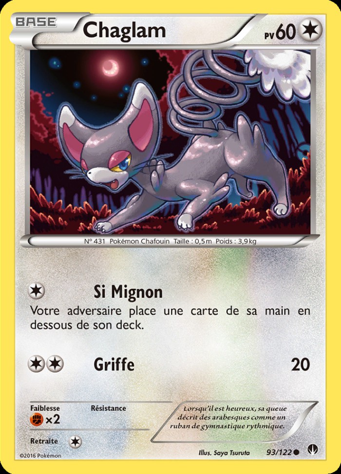 Carte Pokémon: Chaglam