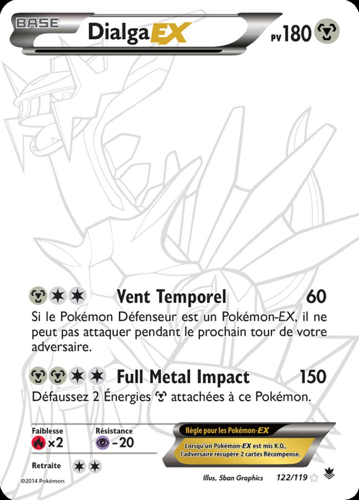 Carte Pokémon: Dialga EX