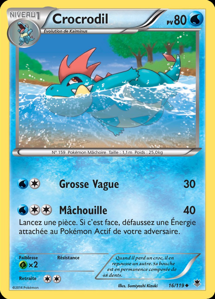 Carte Pokémon: Crocrodil