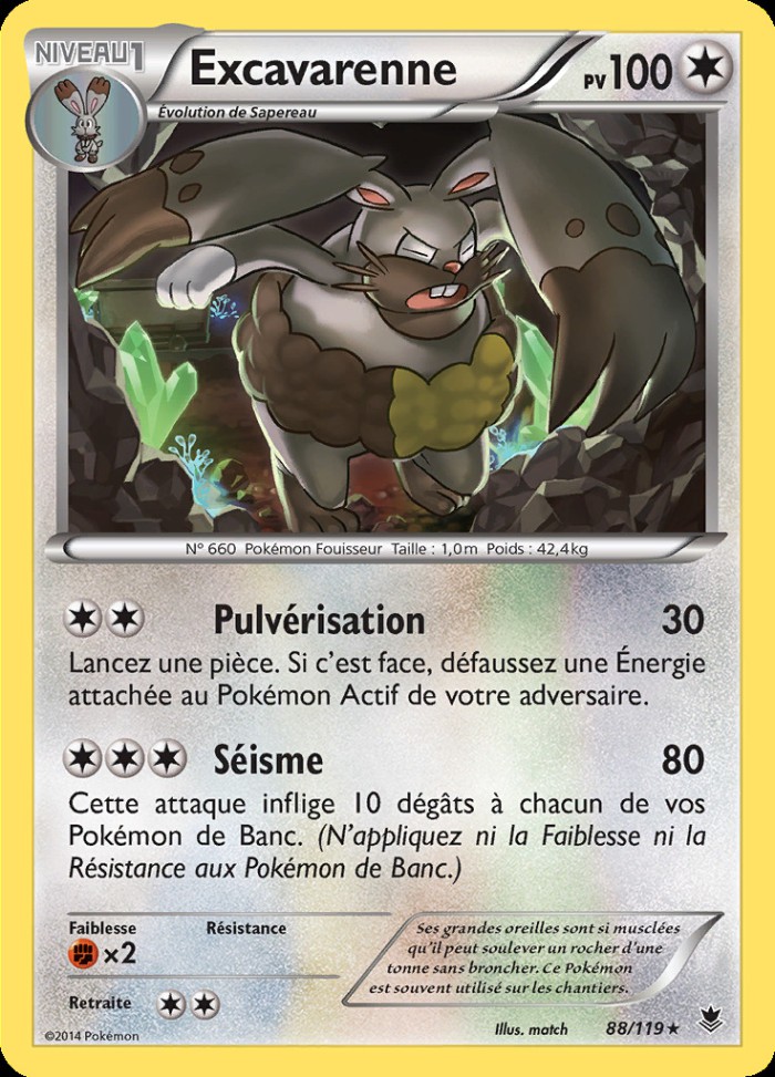 Carte Pokémon: Excavarenne