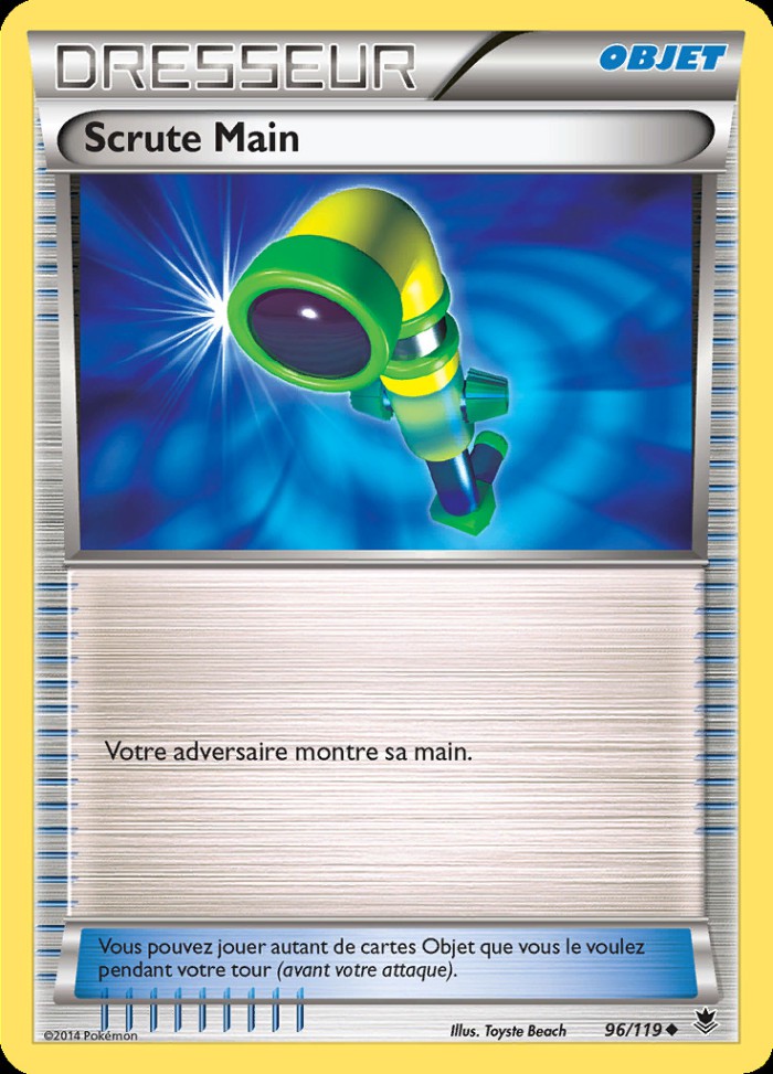 Carte Pokémon: Scrute Main