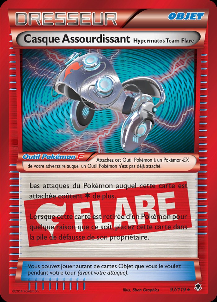 Carte Pokémon: Casque Assourdissant