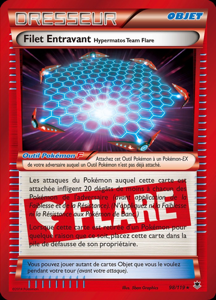 Carte Pokémon: Filet Entravant