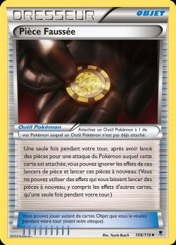 Carte Pokémon: Pièce Faussée