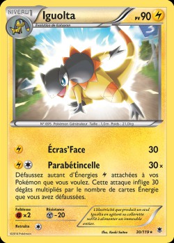 Carte Pokémon: Iguolta