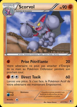 Carte Pokémon: Scorvol