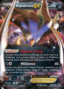 Carte Pokémon: Sepiatroce EX