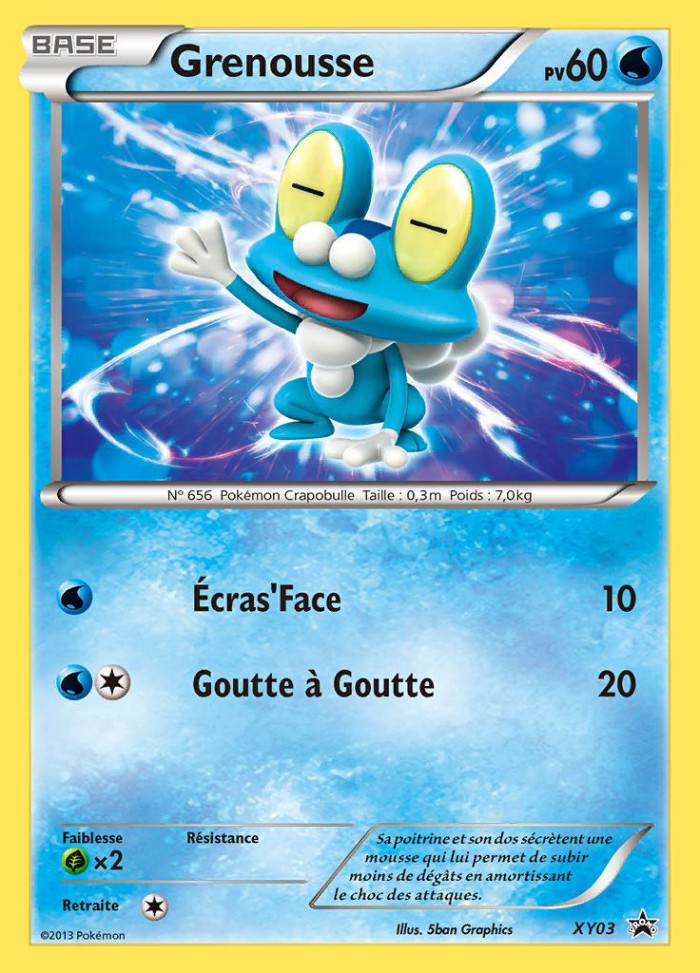 Carte Pokémon: Grenousse