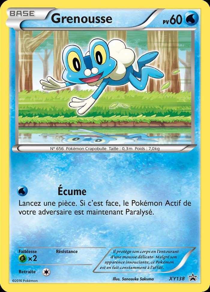 Carte Pokémon: Grenousse