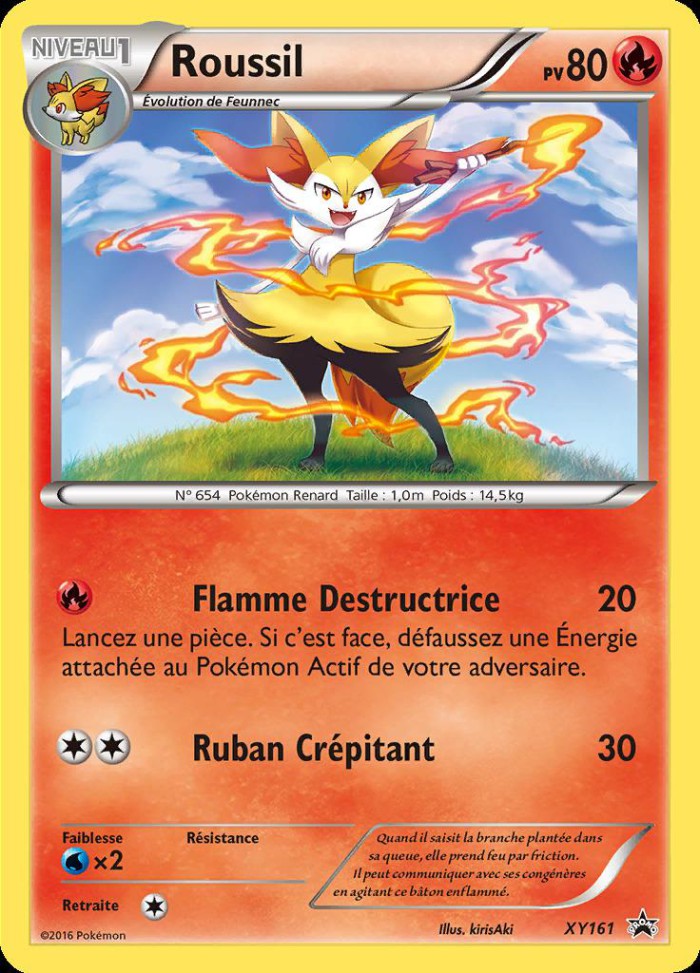 Carte Pokémon: Roussil