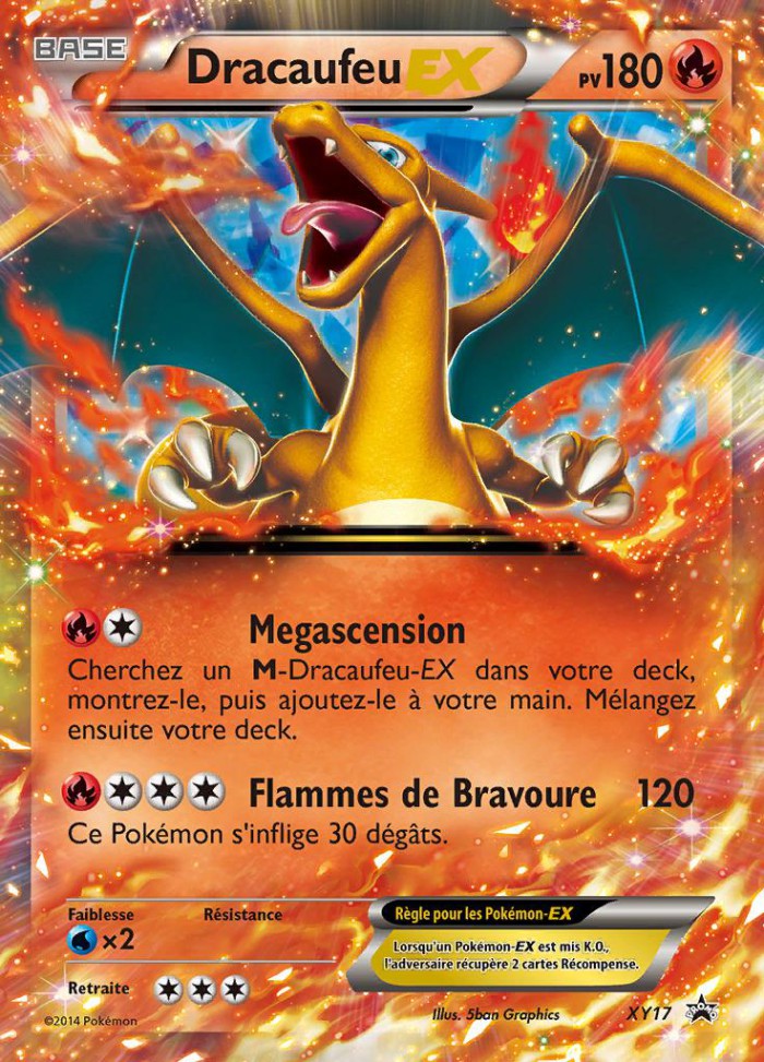 Carte Pokémon: Dracaufeu EX