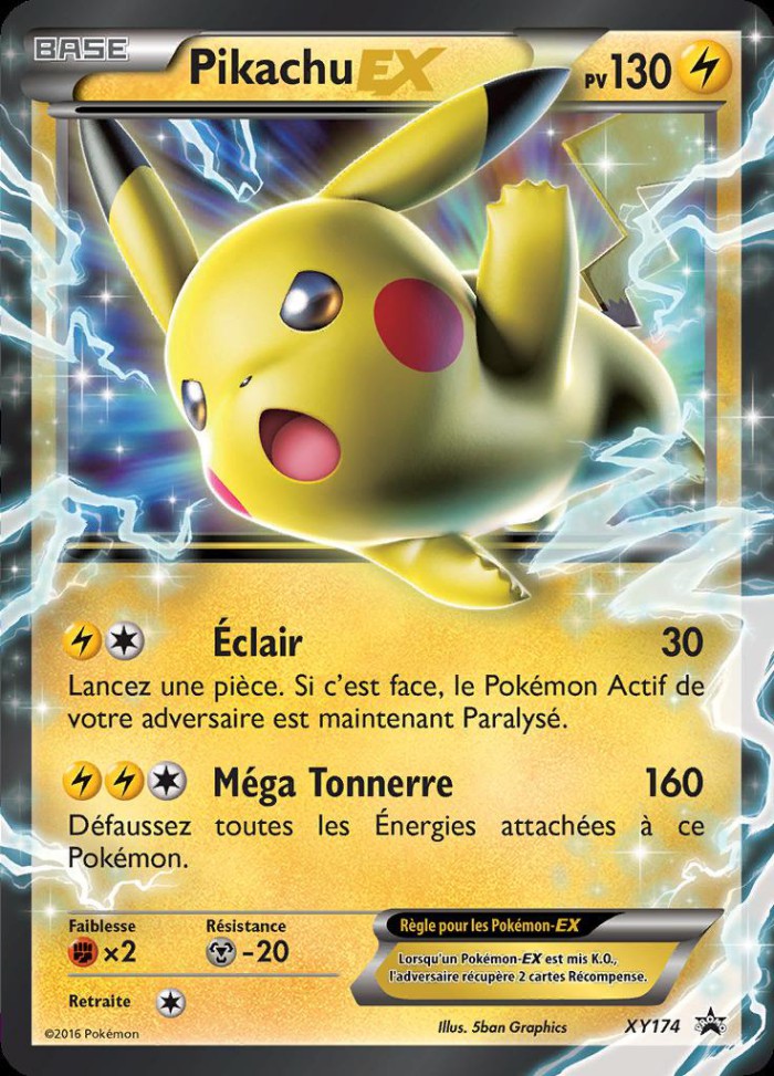 Carte Pokémon: Pikachu EX