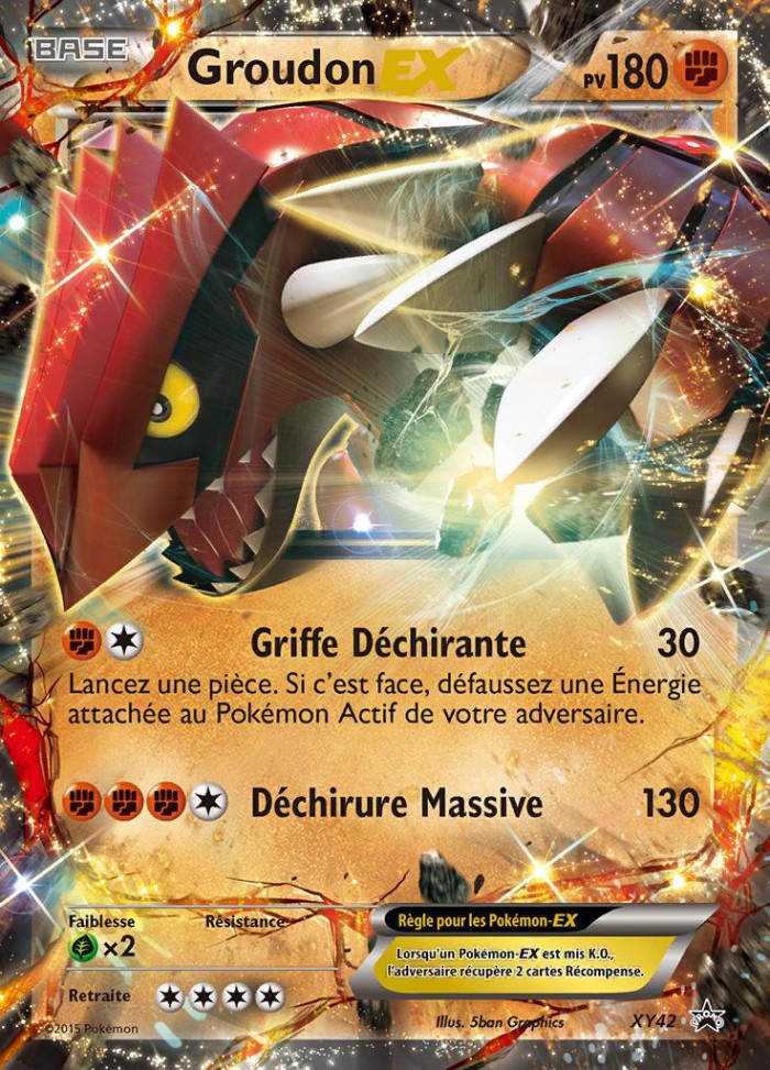 Carte Pokémon: Groudon EX