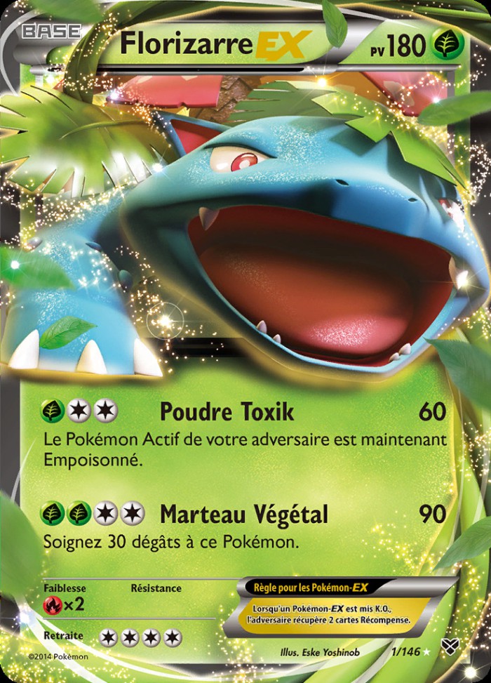 Carte Pokémon: Florizarre EX