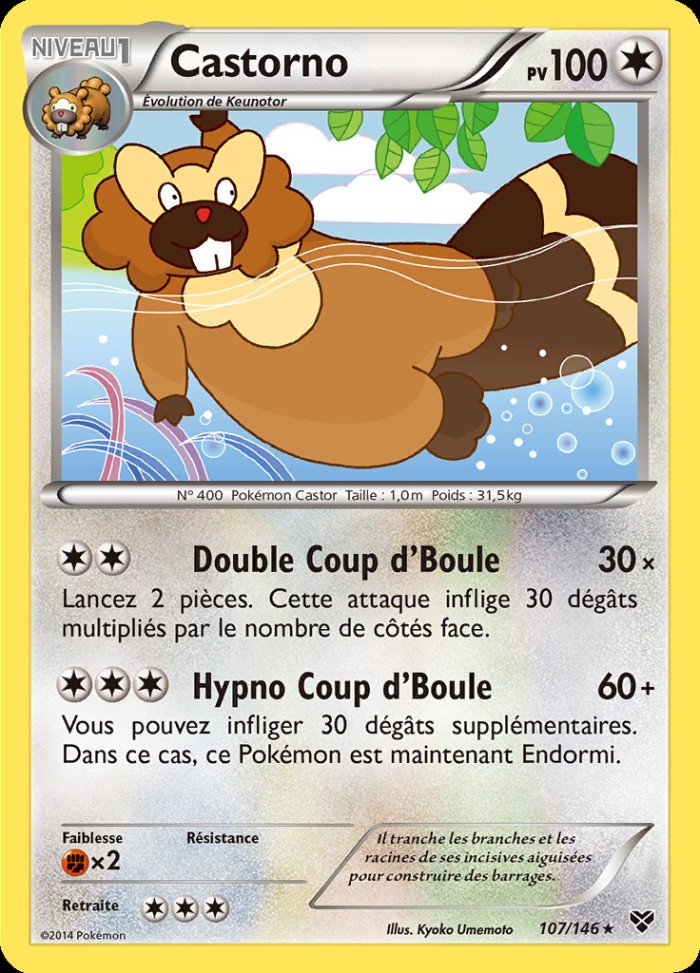 Carte Pokémon: Castorno